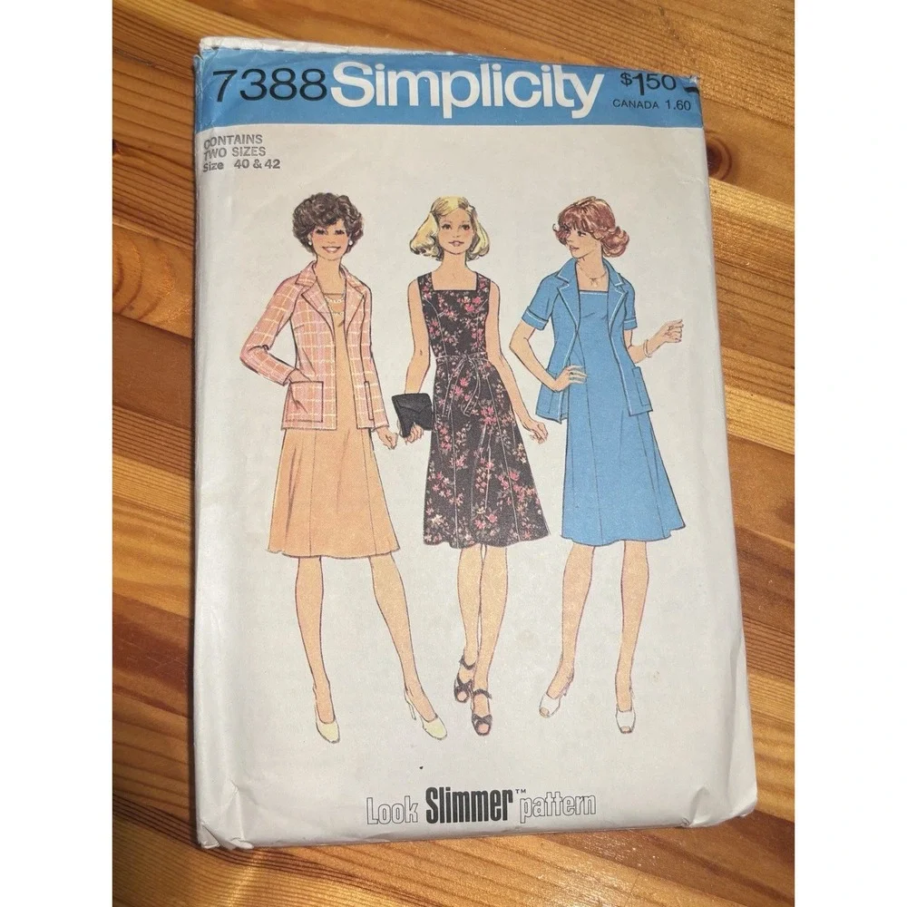 Vintage 1960s–1970s Simplicity Sewing Patterns Lot of 6 – Misses Mod & Retro